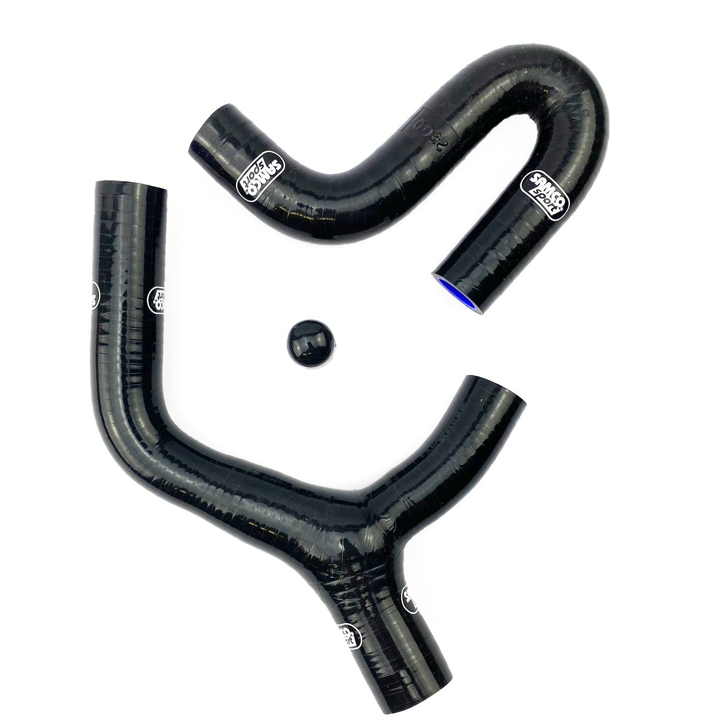 COOLANT HOSE 3 PIECE KIT BLACK 08-11 KTM 400 450 530 EXC F R XC-W THERMO BYPASS SAMCO KTM-23-BK