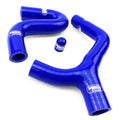 COOLANT HOSE 3 PIECE KIT BLUE 08-11 KTM 400 450 530 EXC XC-W F R THERMO BYPASS SAMCO KTM-23-BU