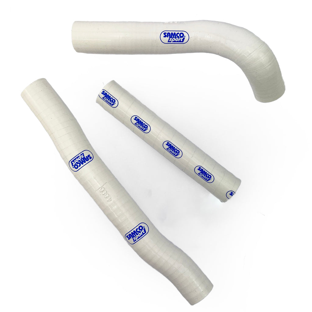 COOLANT HOSE 3 PIECE KIT WHITE 16-19 KTM HUSQ 125 150 SX XC-W THERMO BYPASS SAMCO KTM-73-WH