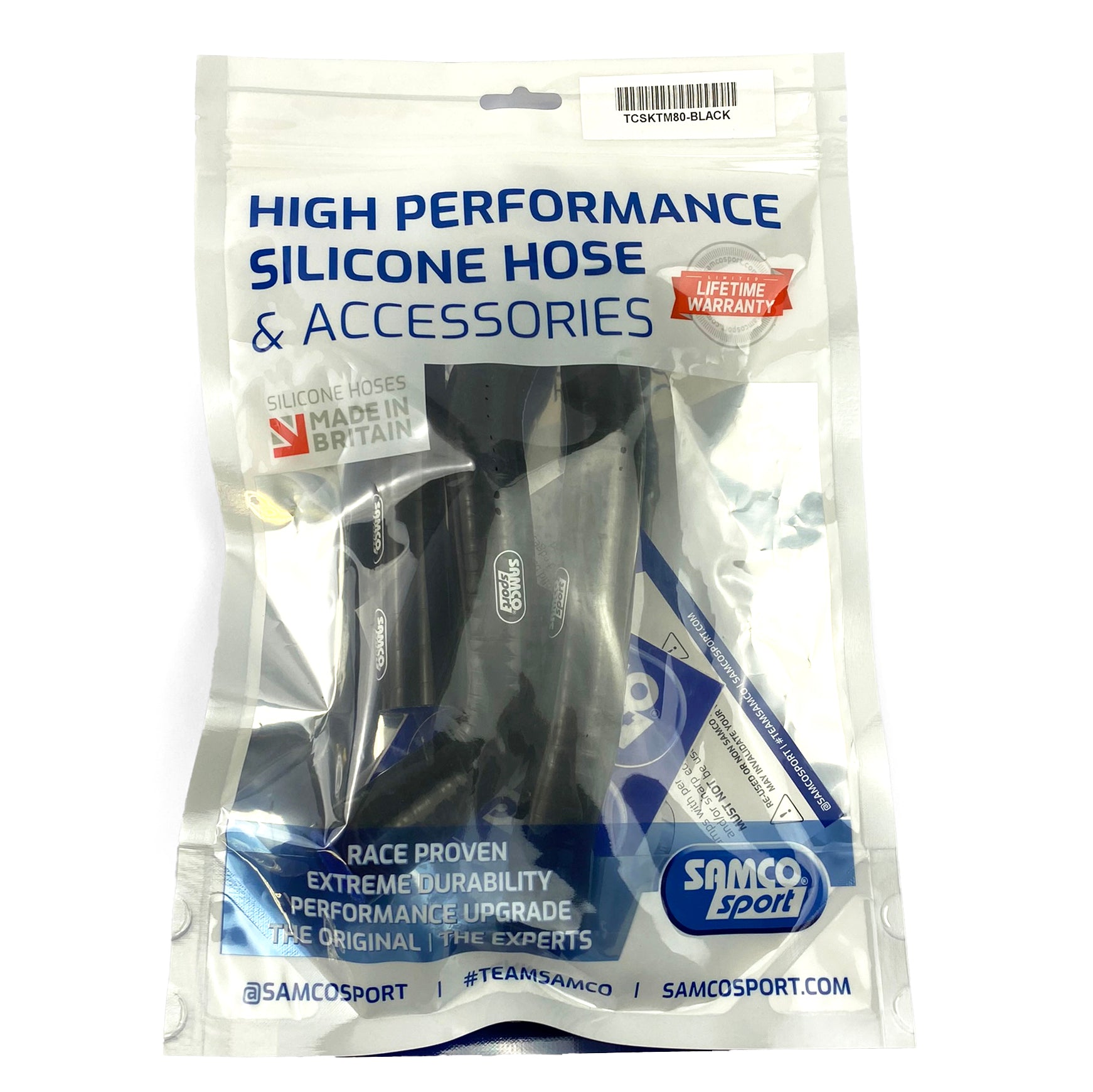 COOLANT HOSE 3 PIECE KIT BLACK 16-19 KTM HUSQ 250 350 THERMOSTAT BYPASS SAMCO KTM-80-BK