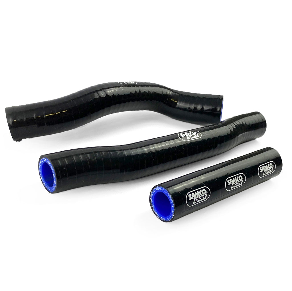 COOLANT HOSE 3 PIECE KIT BLACK 16-19 KTM HUSQ 250 350 THERMOSTAT BYPASS SAMCO KTM-80-BK