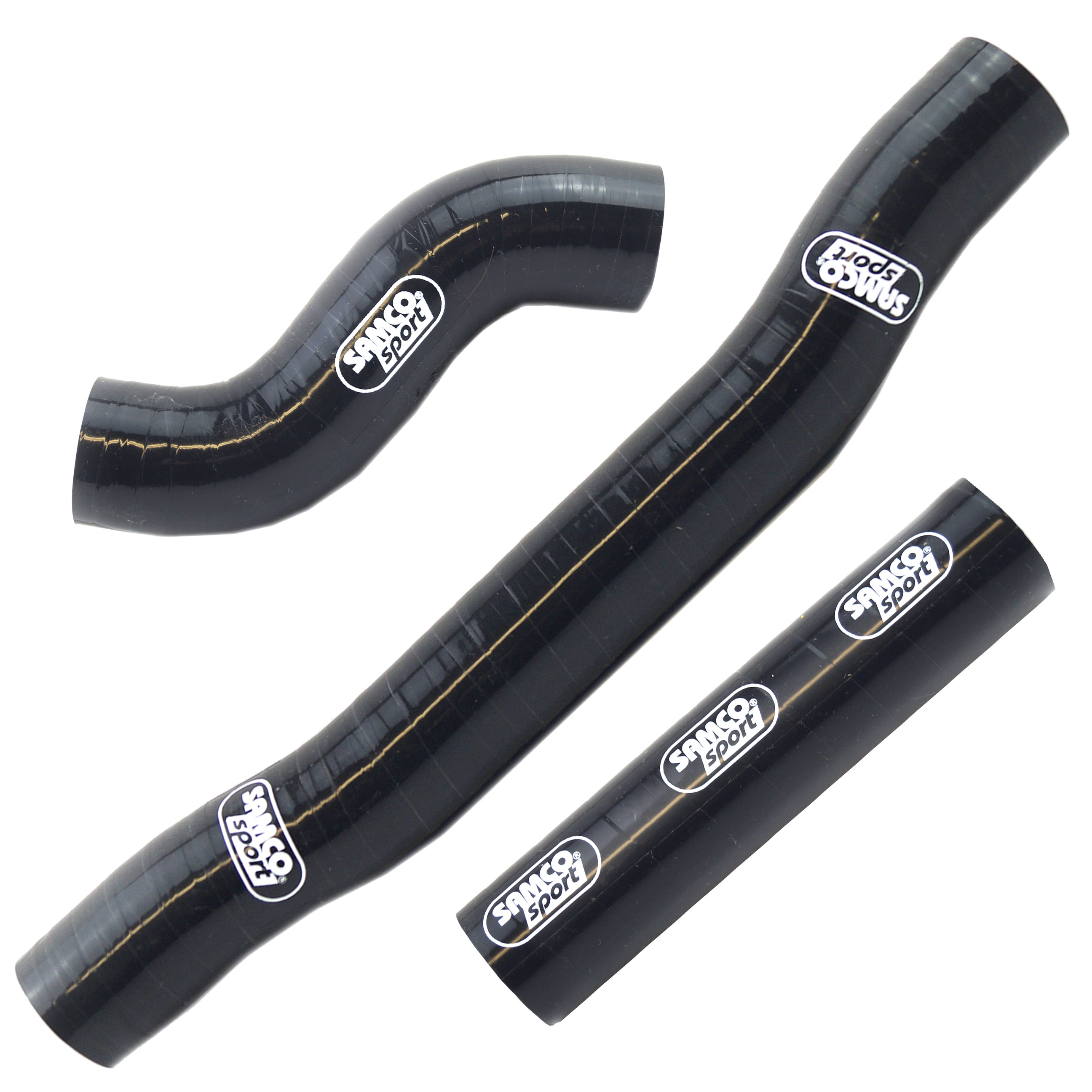 COOLANT HOSE 3 PIECE KIT BLACK 17-18 HUSQVARNA KTM 250 300 TC TX SX SAMCO SPORT KTM-88-BK