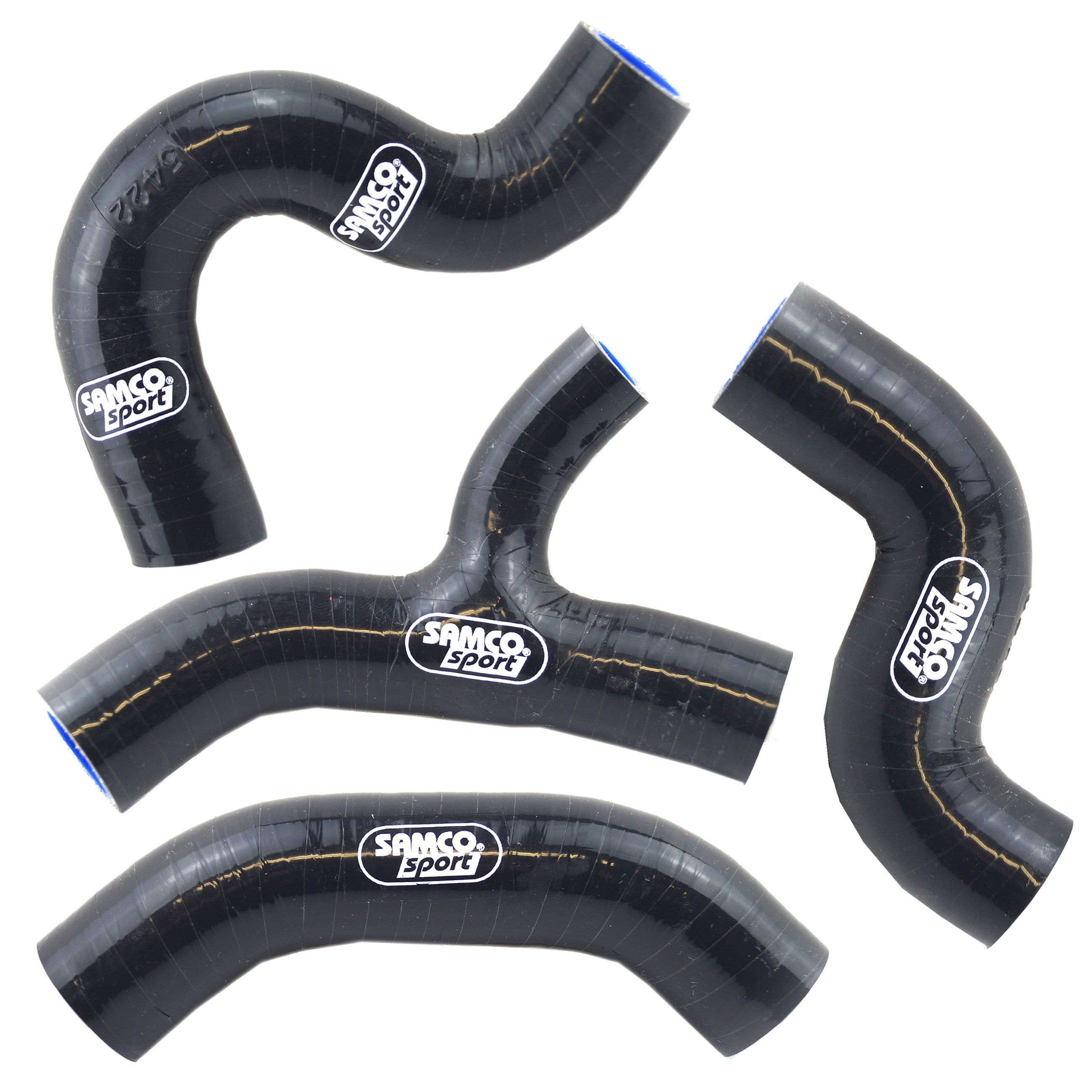 COOLANT HOSE 4 PIECE KIT BLACK 17-19 KTM HUSQ 450 500 FE EXC-F OEM DESIGN SAMCO KTM-91-BK