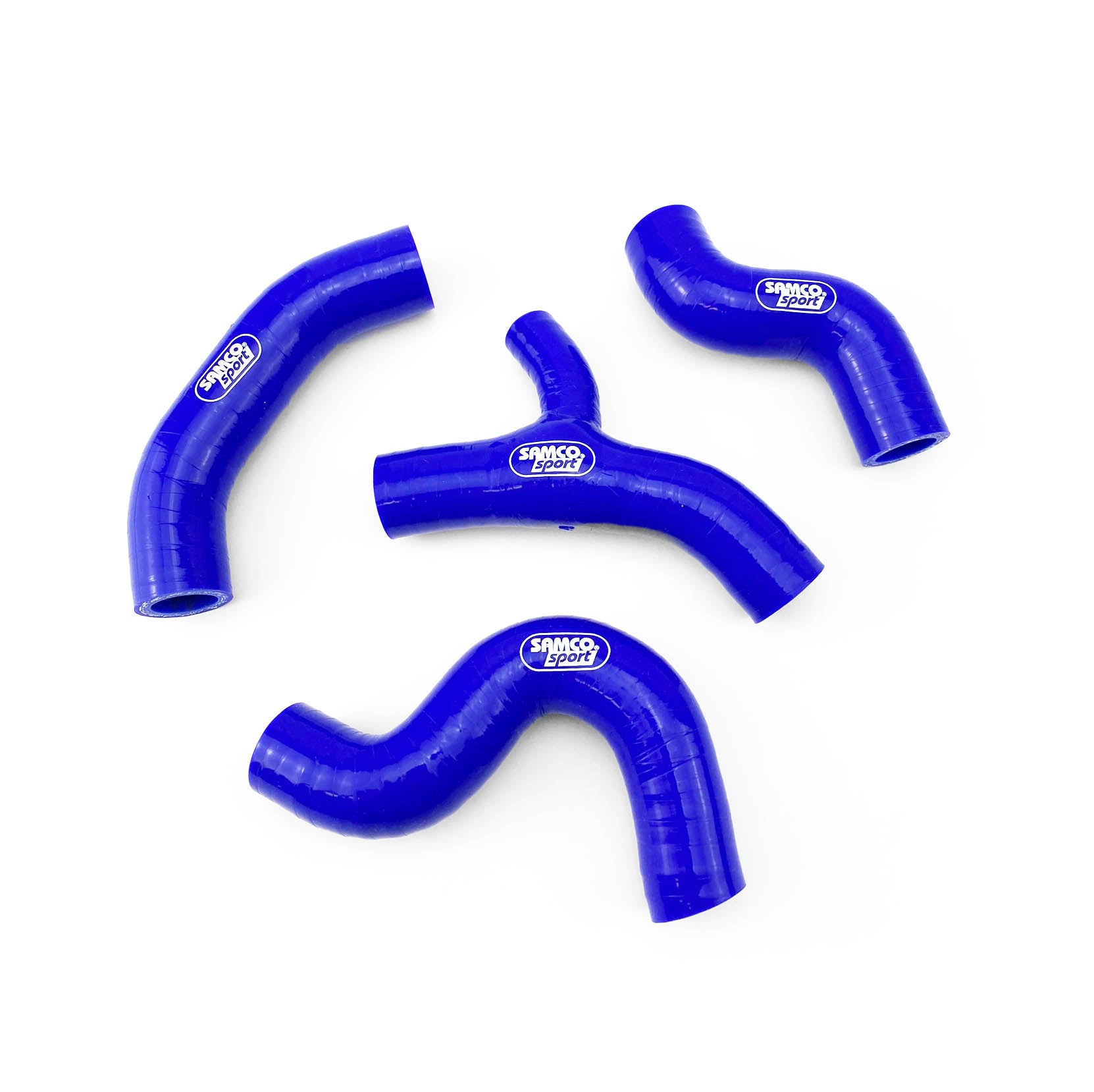 COOLANT HOSE 4 PIECE KIT BLUE 17-19 HUSQ KTM 450 500 FE EXC-F OEM DESIGN SAMCO KTM-91-BU