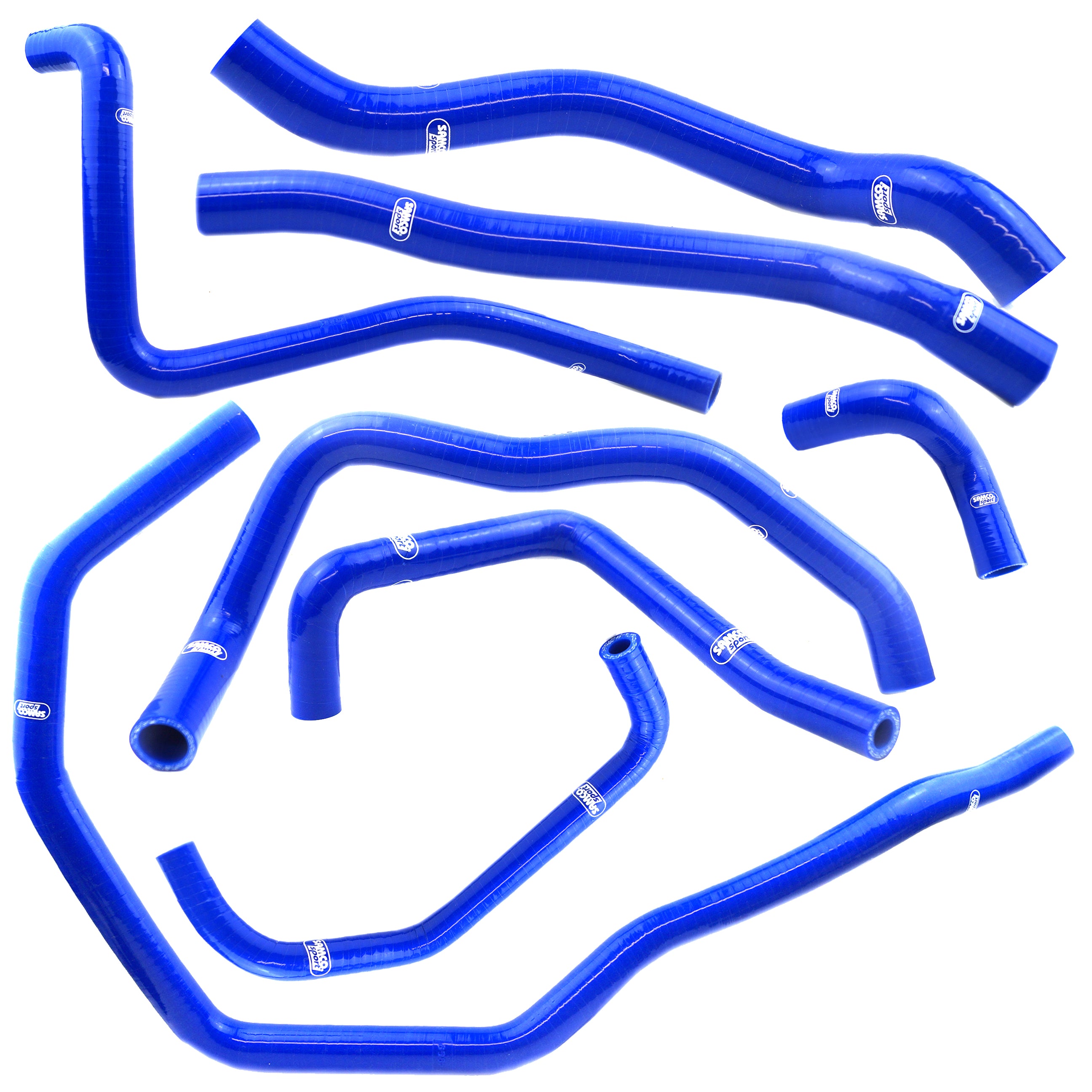 COOLANT HOSE 8 PIECE KIT BLUE 14-17 POLARIS 1000 RANGER RZR SAMCO SPORT POL-3-BU