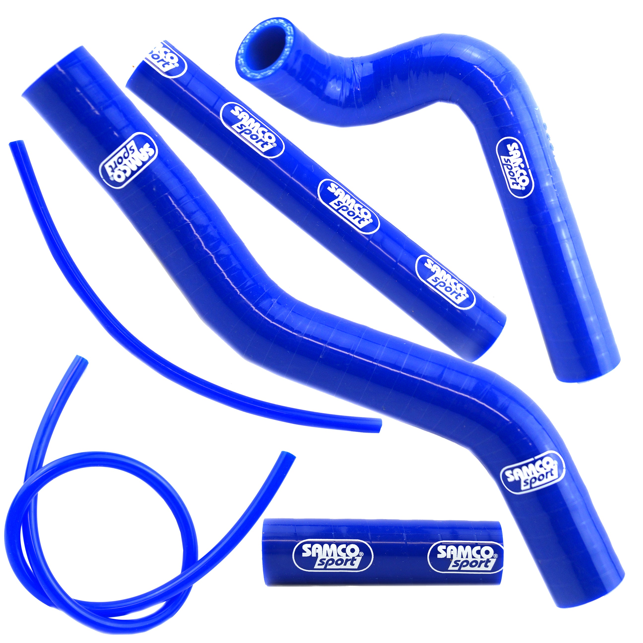 COOLANT HOSE 6 PIECE KIT BLUE 01-12 SUZUKI 125 RM SAMCO SPORT SUZ-12-BU