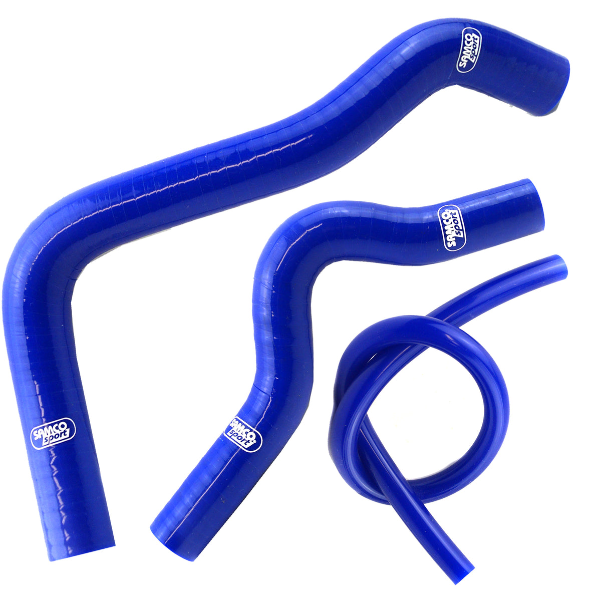 COOLANT HOSE 3 PIECE KIT BLUE 02-22 SUZUKI 85 RM SAMCO SPORT SUZ-22-BU