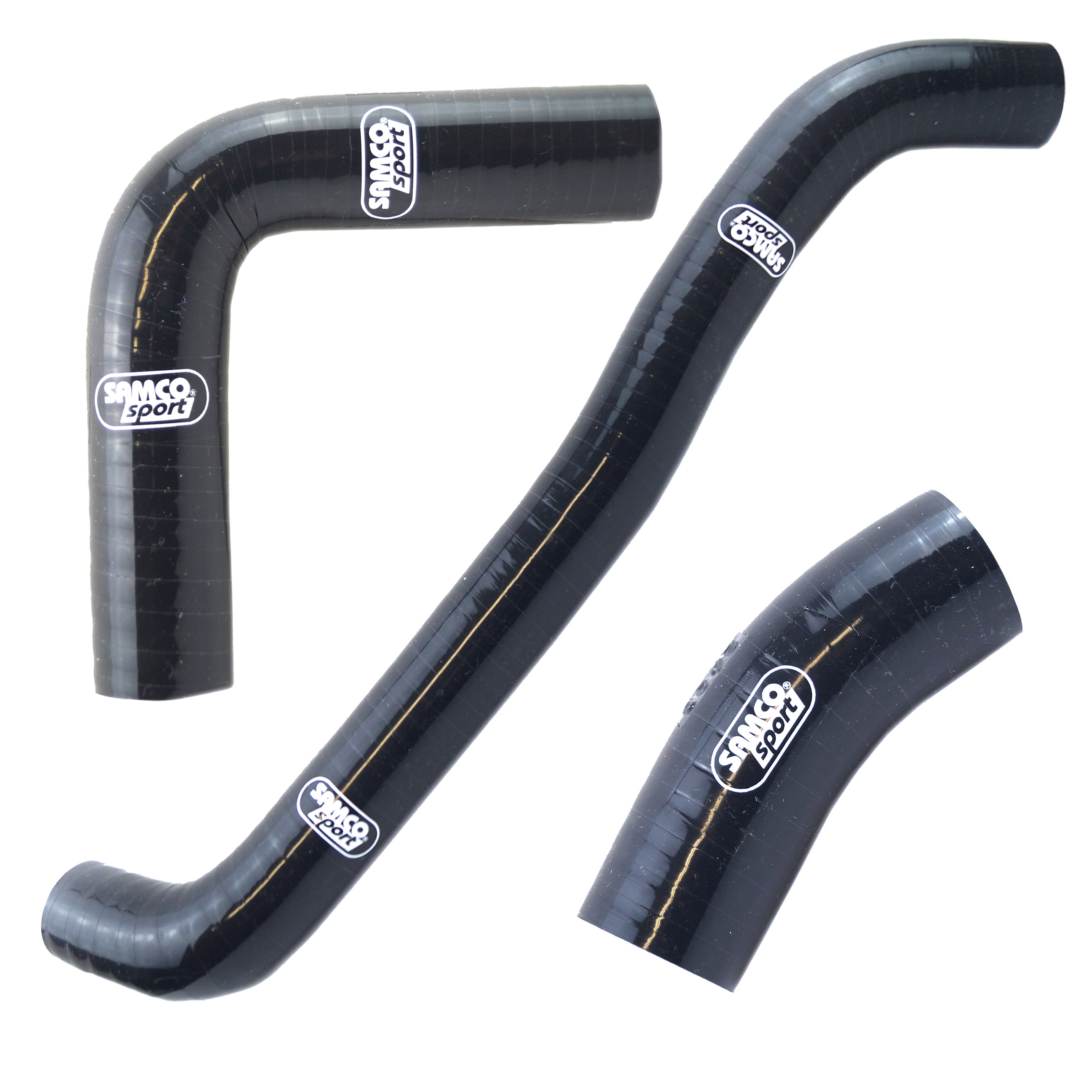 COOLANT HOSE 3 PIECE KIT BLACK 00-16 SUZUKI DR Z 400 S SM SAMCO SPORT SUZ-25-BK