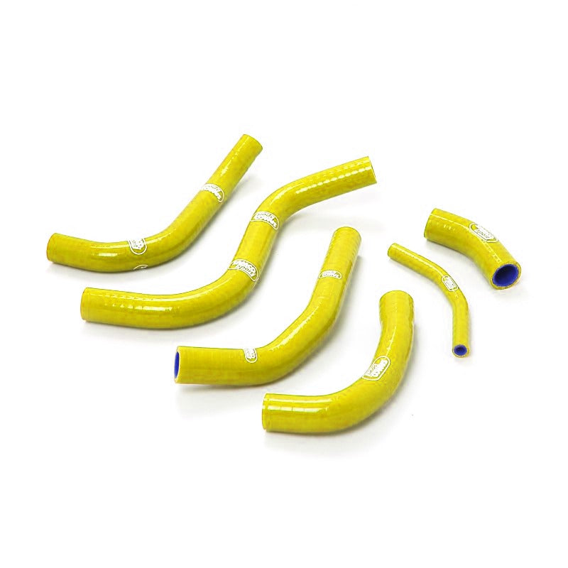 COOLANT HOSE 6 PIECE KIT YELLOW 13-18 SUZUKI 250 RM Z OEM DESIGN SAMCO SPORT SUZ-48-YE
