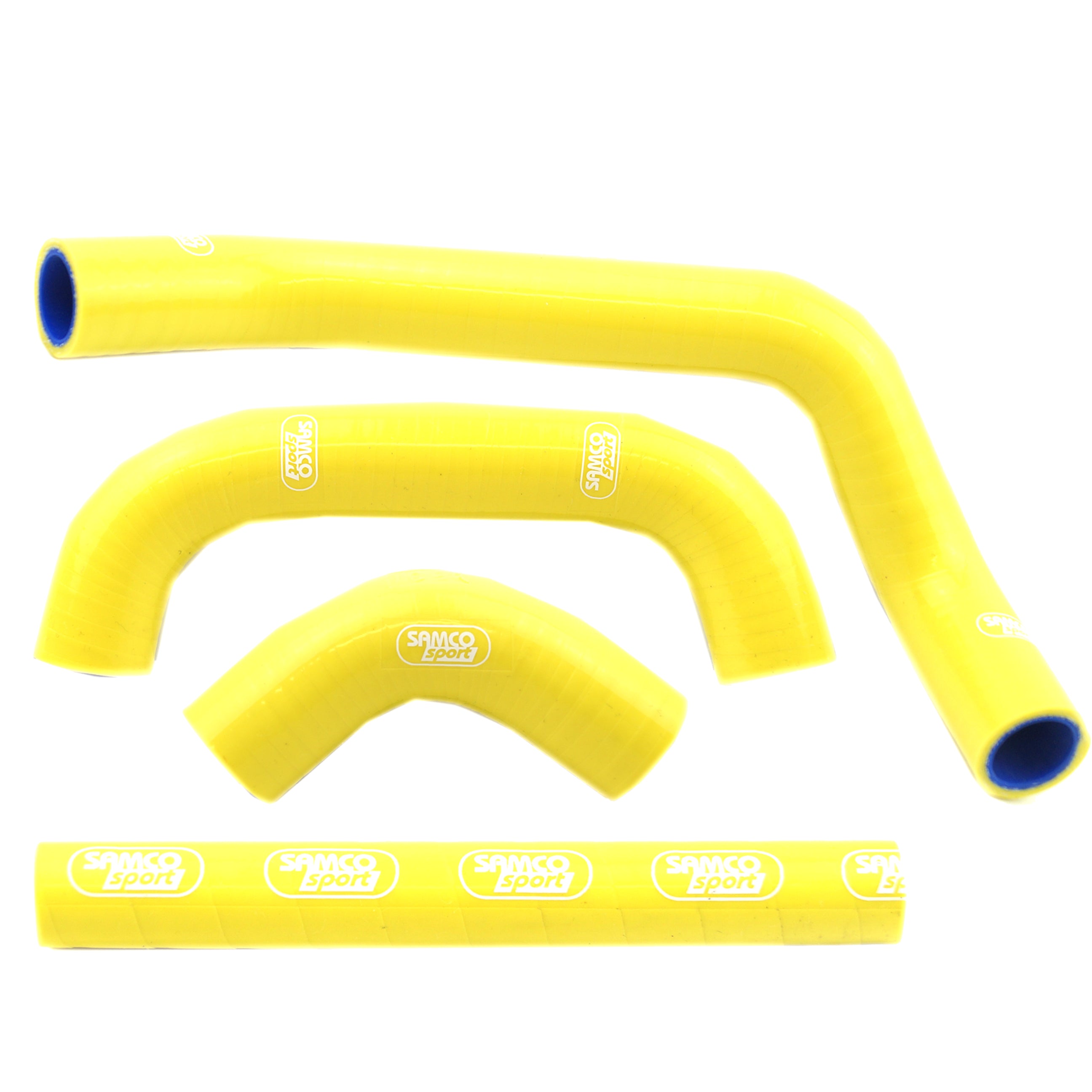 COOLANT HOSE 4 PIECE KIT YELLOW 82-83 SUZUKI RM 250 SAMCO SPORT SUZ-51-YE