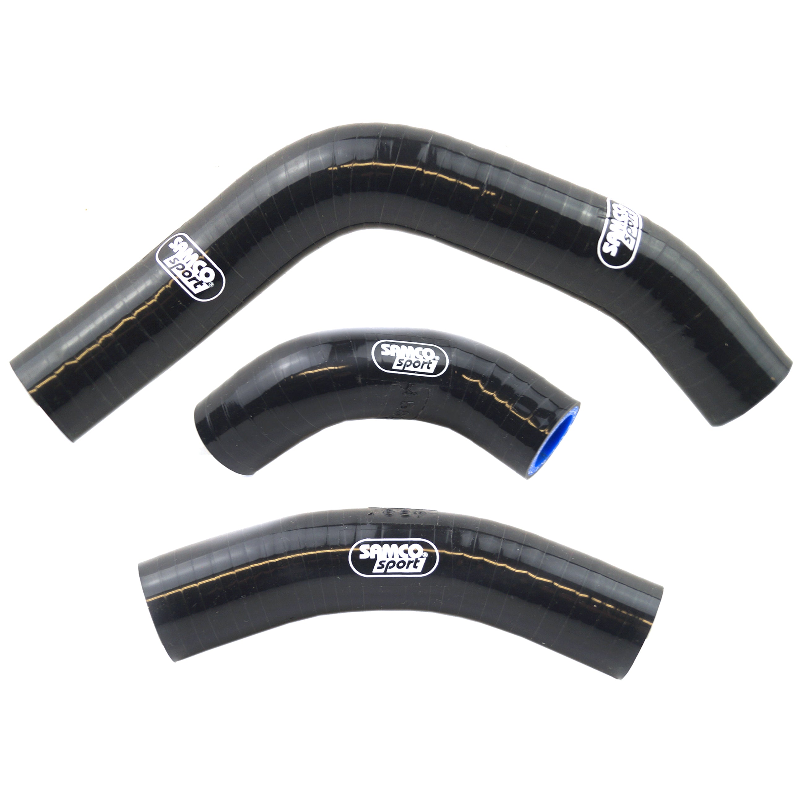 COOLANT HOSE 3 PIECE KIT BLACK 89-90 SUZUKI 250 RM SAMCO SPORT SUZ-52-BK