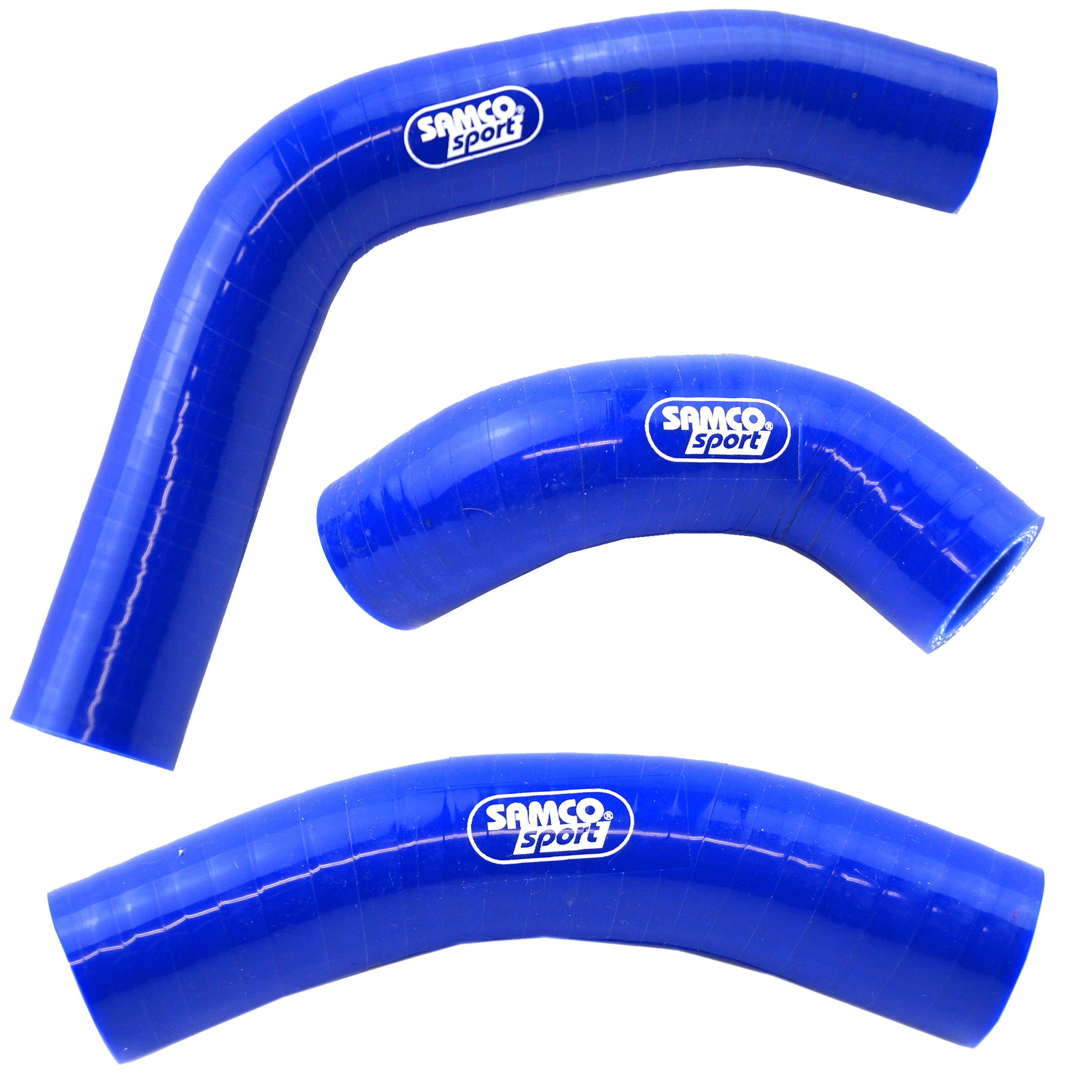 COOLANT HOSE 3 PIECE KIT BLUE 89-90 SUZUKI 250 RM SAMCO SPORT SUZ-52-BU