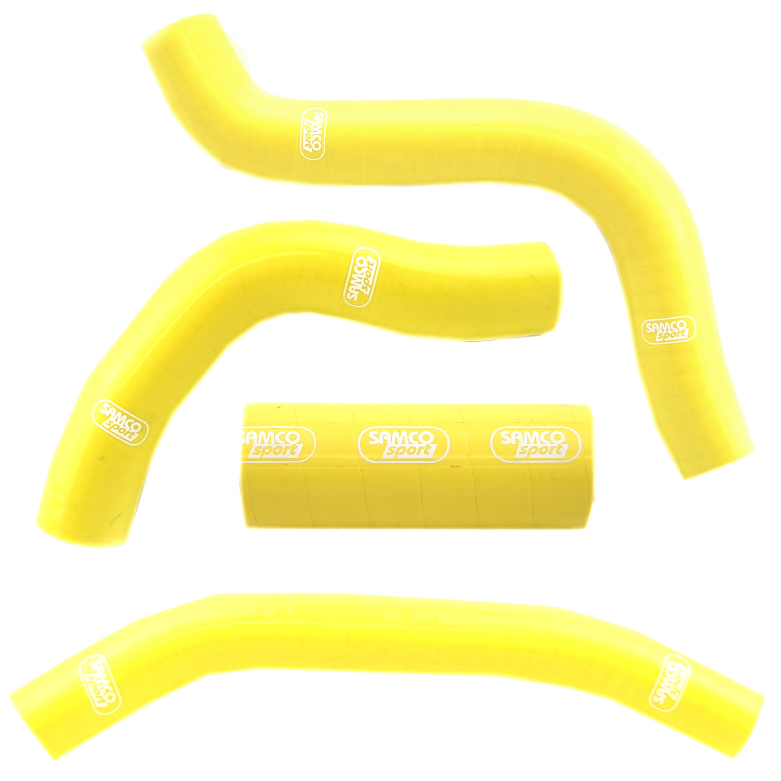COOLANT HOSE 4 PIECE KIT YELLOW 91-92 SUZUKI RM 250 SAMCO SPORT SUZ-55-YE
