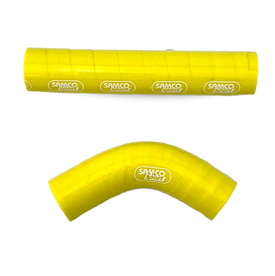 COOLANT HOSE 2 PIECE KIT YELLOW 16-25 TRS 125 250 280 300 ONE RAGA SAMCO SPORT TRS-1-YE