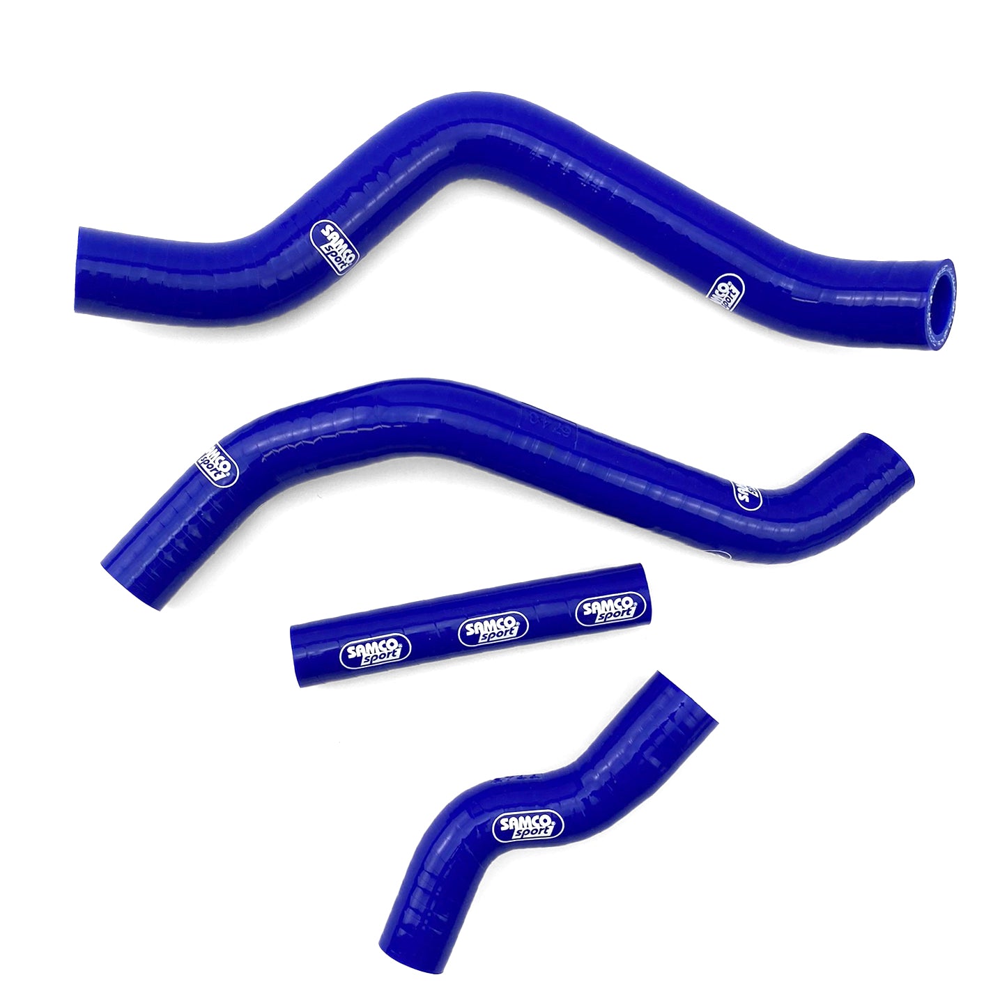 COOLANT HOSE 4 PIECE KIT BLUE YAMAHA 250 YZF/WRF SAMCO SPORT YAM-100-BU