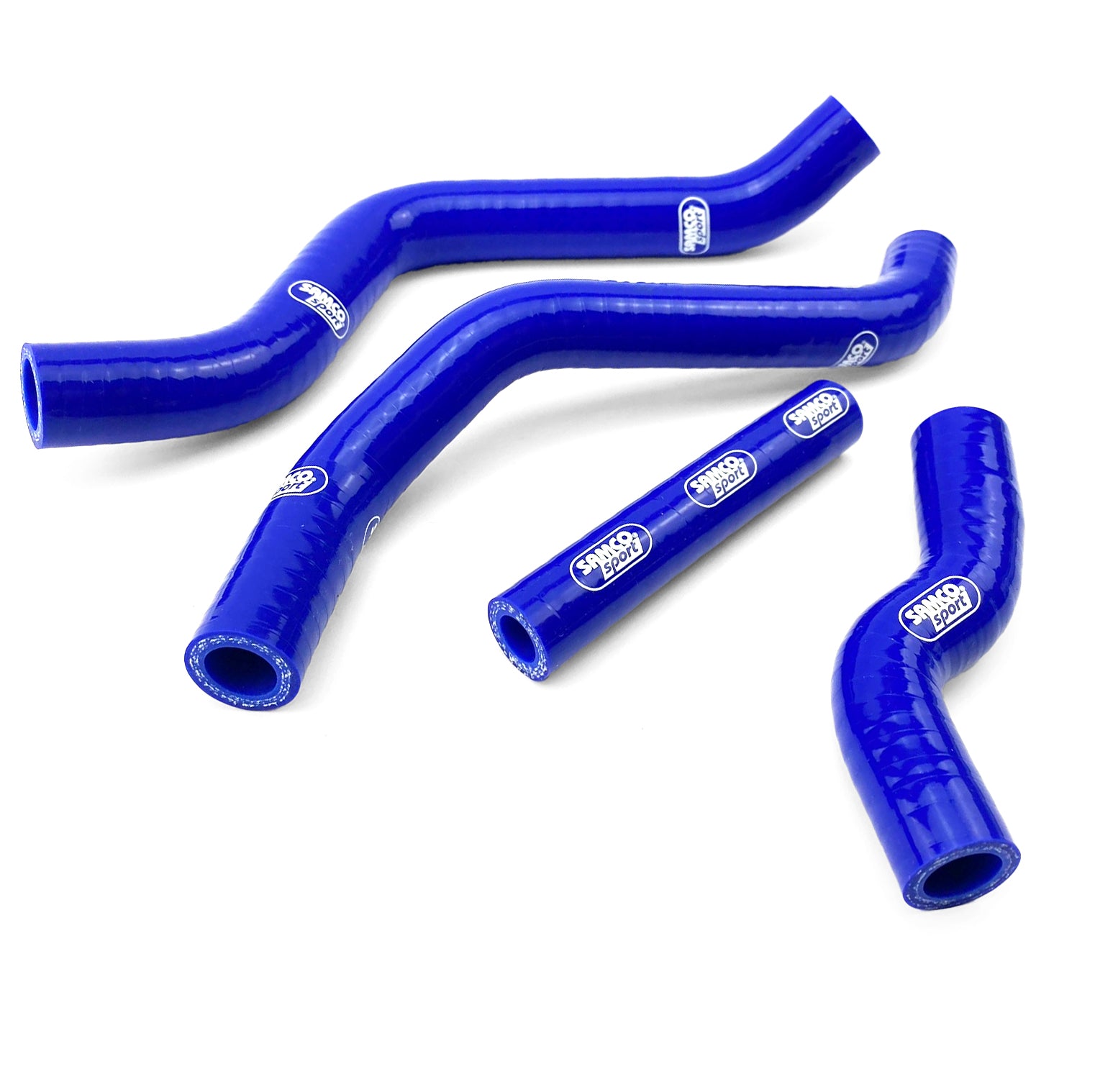 COOLANT HOSE 4 PIECE KIT BLUE YAMAHA 250 YZF/WRF SAMCO SPORT YAM-100-BU