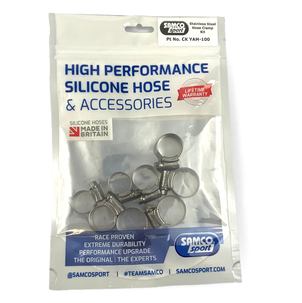COOLANT HOSE STAINLESS KALE CLAMP KIT YAMAHA 250 YZF/WRF SAMCO SPORT CKYAM-100