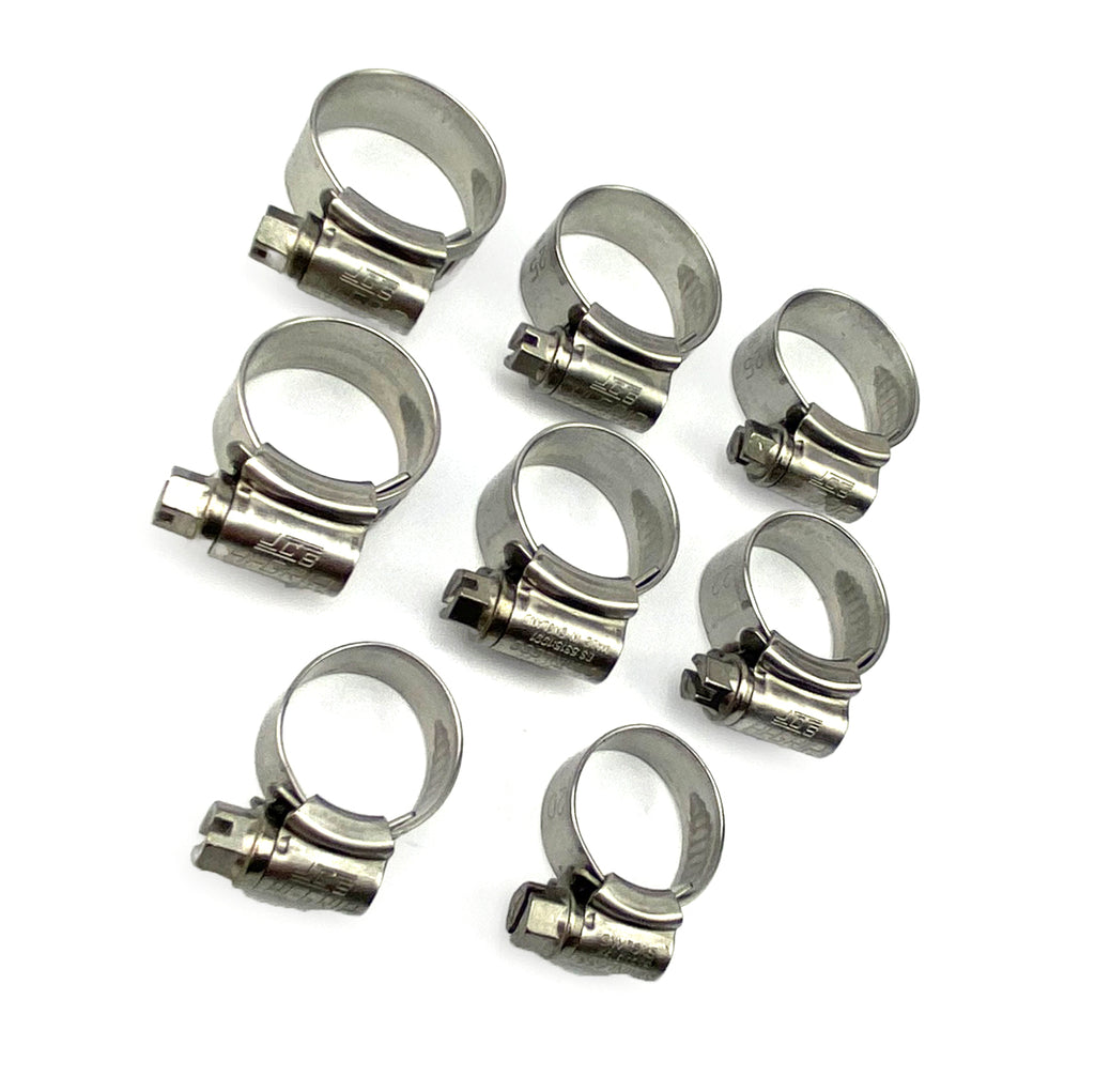 COOLANT HOSE STAINLESS KALE CLAMP KIT YAMAHA 250 YZF/WRF SAMCO SPORT CKYAM-100