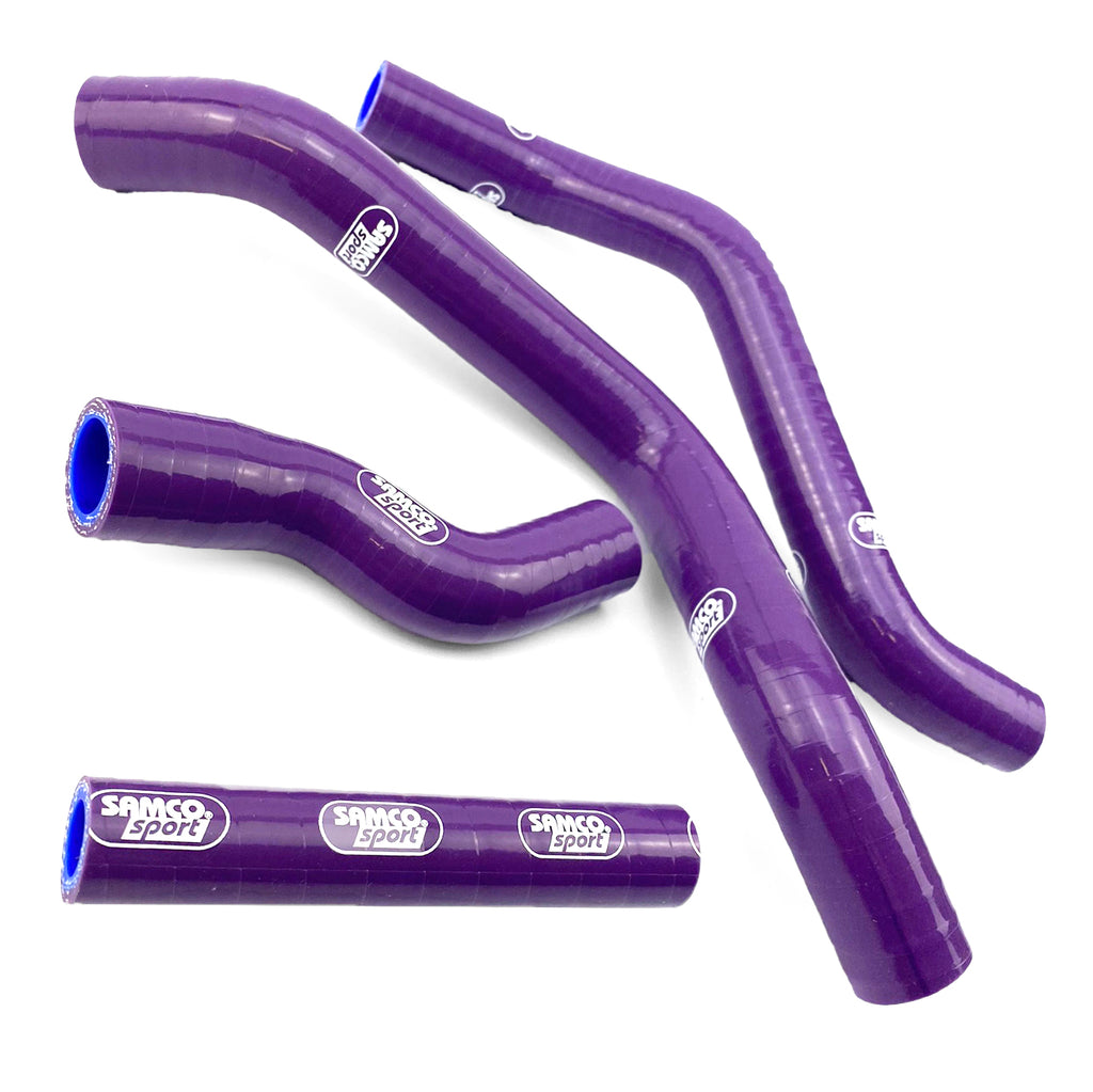 COOLANT HOSE 4 PIECE KIT PURPLE YAMAHA 250 YZF/WRF SAMCO SPORT YAM-100-PU