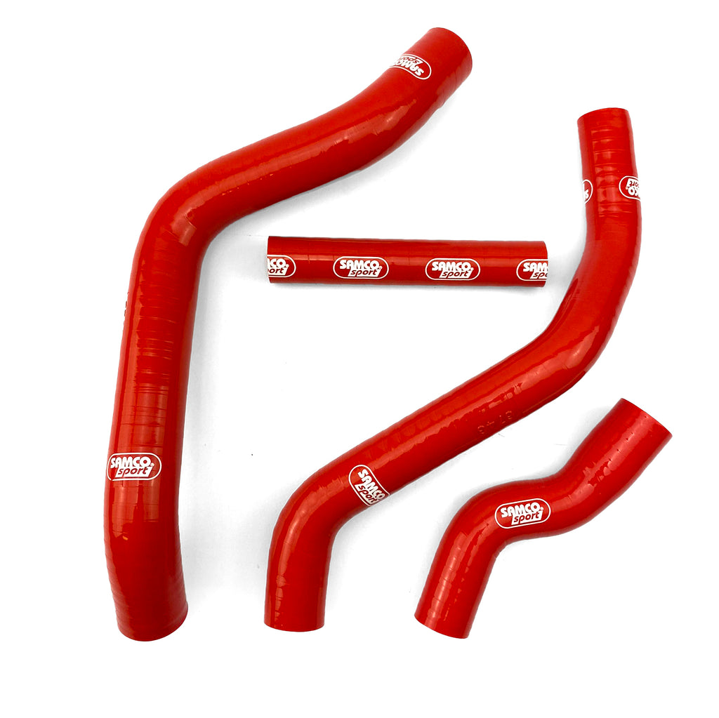 COOLANT HOSE 4 PIECE KIT RED YAMAHA 250 YZF/WRF SAMCO SPORT YAM-100-RD
