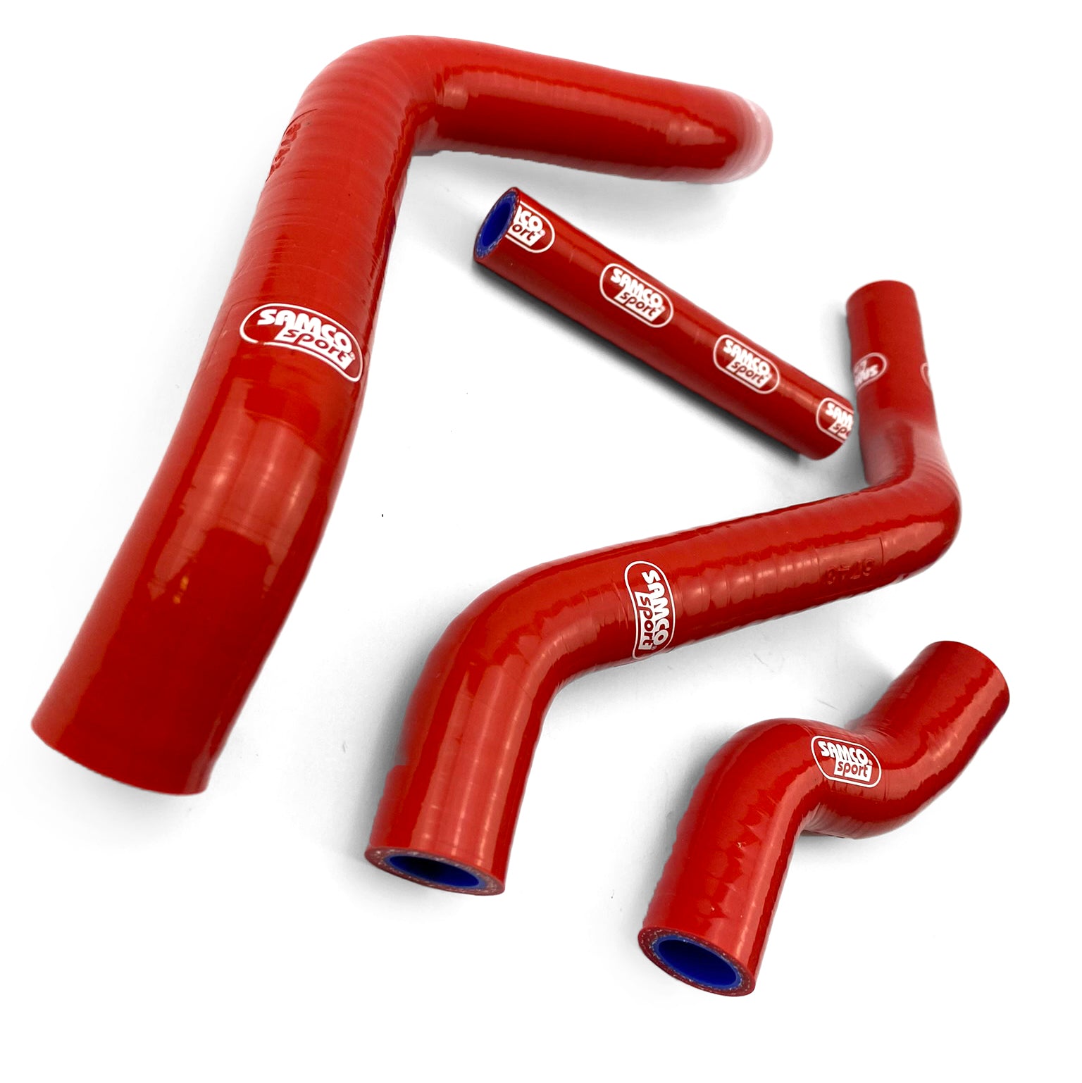 COOLANT HOSE 4 PIECE KIT RED YAMAHA 250 YZF/WRF SAMCO SPORT YAM-100-RD