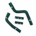 COOLANT HOSE 4 PIECE KIT GREEN 02-26 YAMAHA 125 YZ SAMCO SPORT YAM-29-BRG