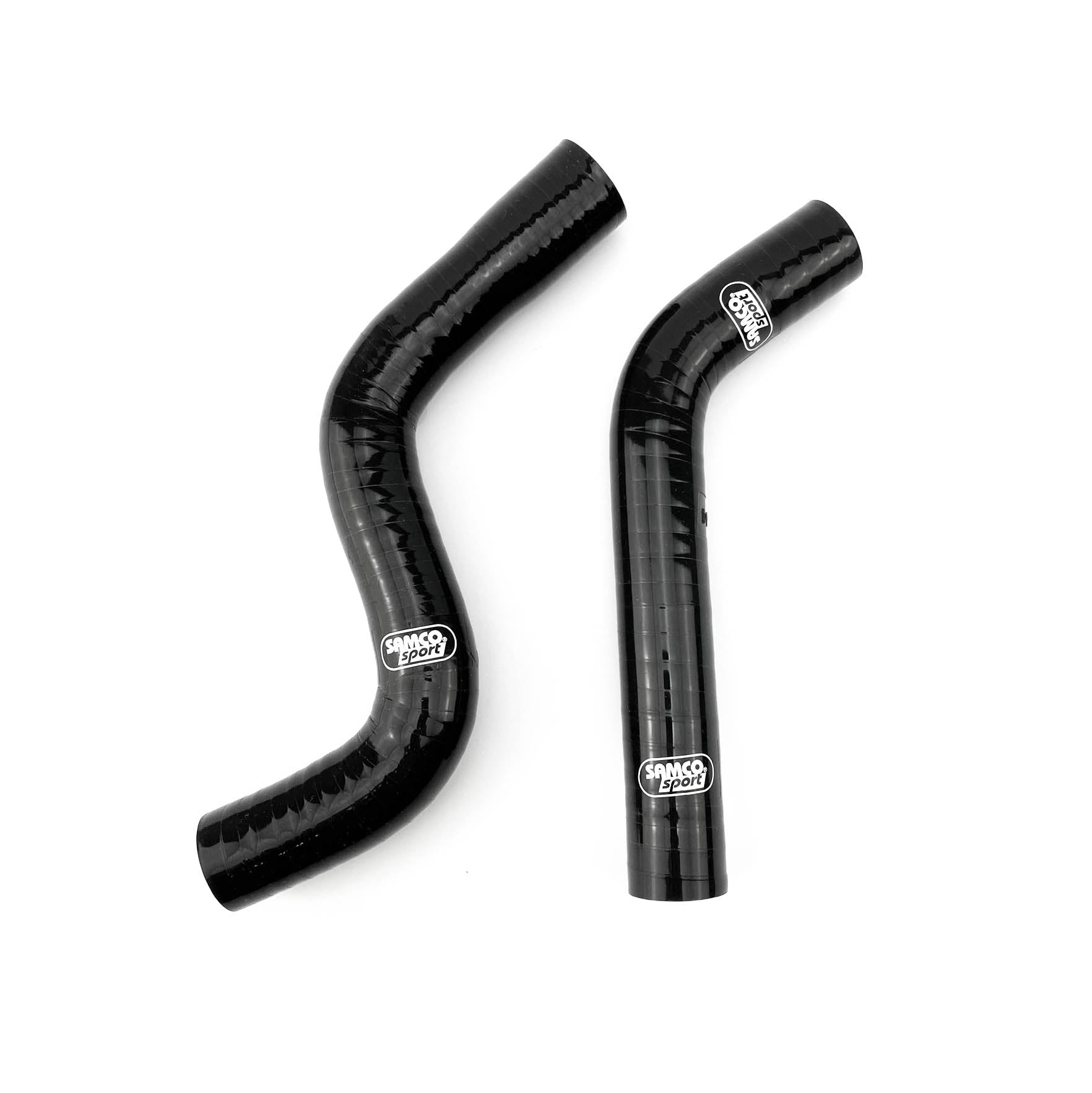 COOLANT HOSE 2 PIECE KIT BLACK 09-13 YAMAHA 450 YFZ YFM R SAMCO SPORT YAM-42-BK