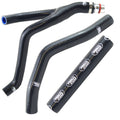 COOLANT HOSE 3 PIECE KIT BLACK YAMAHA 250 WR YZ F 'Y' RACE DESIGN SAMCO SPORT YAM-92-BK