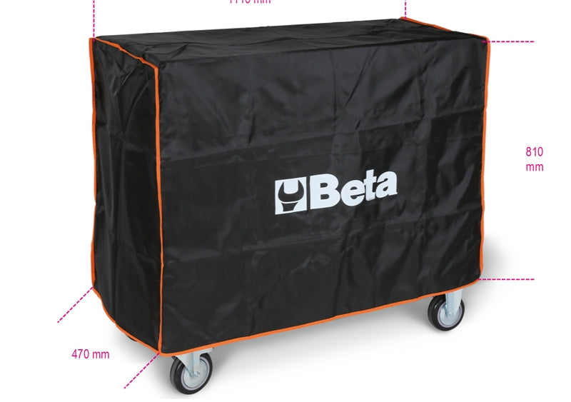 Nylon Cover for Mobile Roller Cabs C24SA-XL C24SL C24SL-CAB 1110x810x470mm - Beta Tools 2400-COVER RSC24AXL