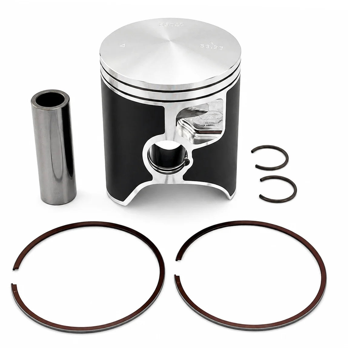 PISTON KIT VERTEX 66.40mm D TM RACING MX/EN/SM 250 FI 2019-26, VERTEX 24616D