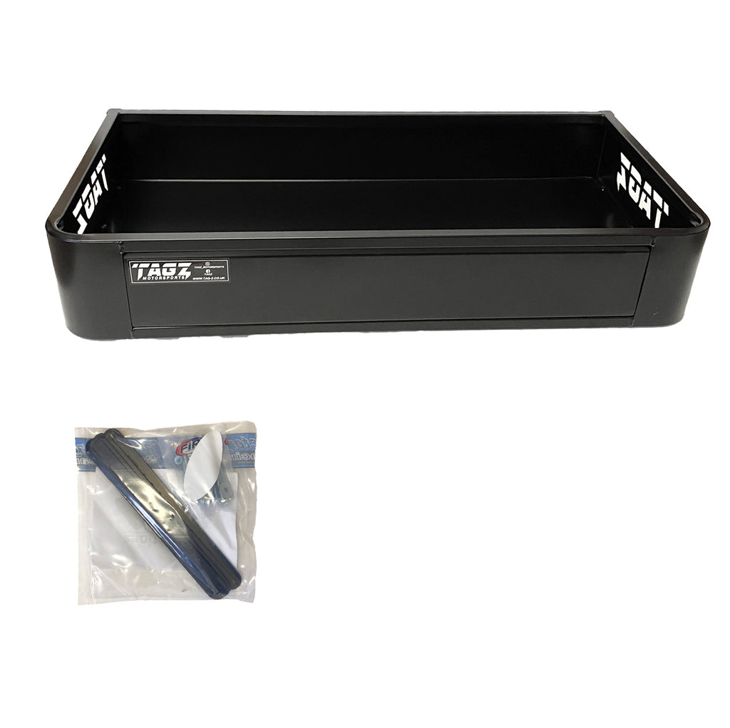 ATV STEEL CARGO RACK / SOLID BASKET, SIZE: 91x44x16cm TAG-Z, WITH FITTING KIT