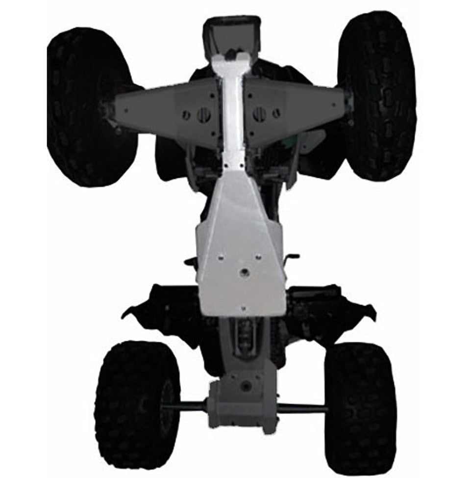 FULL SKID PLATE ALUMINUM 08-14 KAWASAKI KFX 450, 712 RICOCHET