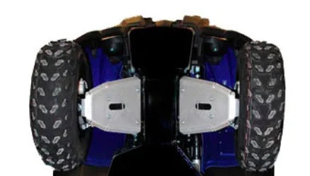 A-ARM SKID PLATES ALUMINUM 12-14 YAMAHA GRIZZLY YFM 350, 763A RICOCHET