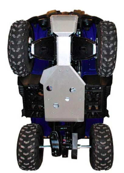 FULL SKID PLATE ALUMINUM 12-14 YAMAHA GRIZZLY YFM 350, 763 RICOCHET