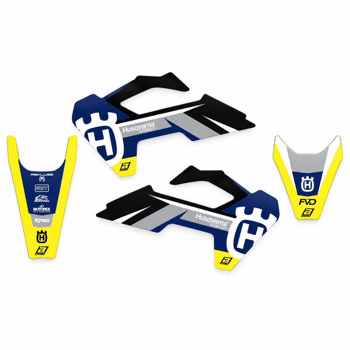 HUSQVARNA FC/TC DREAM5, BLACKBIRD DECAL KIT, 2616AB