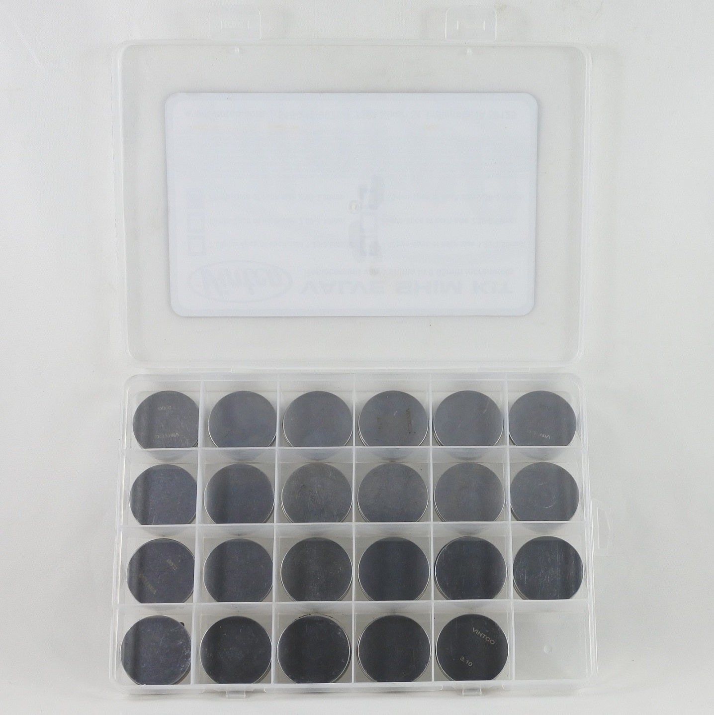VALVE SHIM KIT 29mm 2PCS EACH SIZE 2.00mm-3.10mm 0.05mm INCREMENTS VINTCO 29SHIMKIT