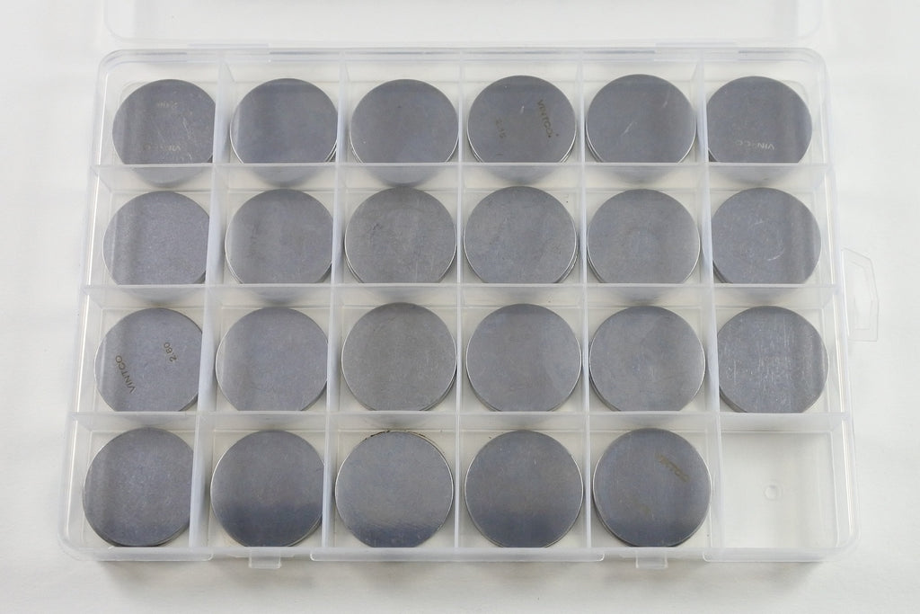 VALVE SHIM KIT 29mm 2PCS EACH SIZE 2.00mm-3.10mm 0.05mm INCREMENTS VINTCO 29SHIMKIT