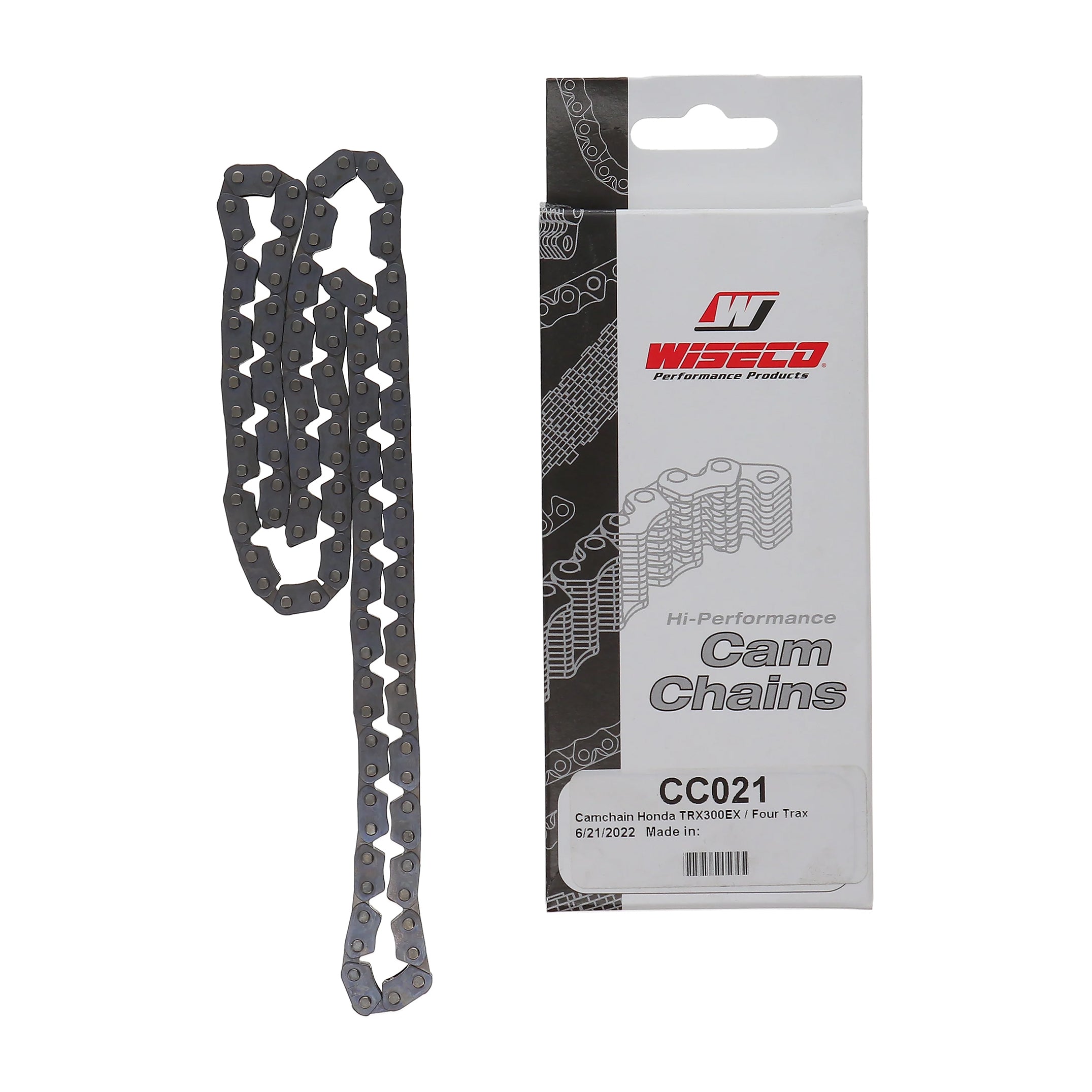 CAM CHAIN 82RH2010 110 LINK 93-08 TRX300EX, WISECO CC021, OLD No. 30-528.WI
