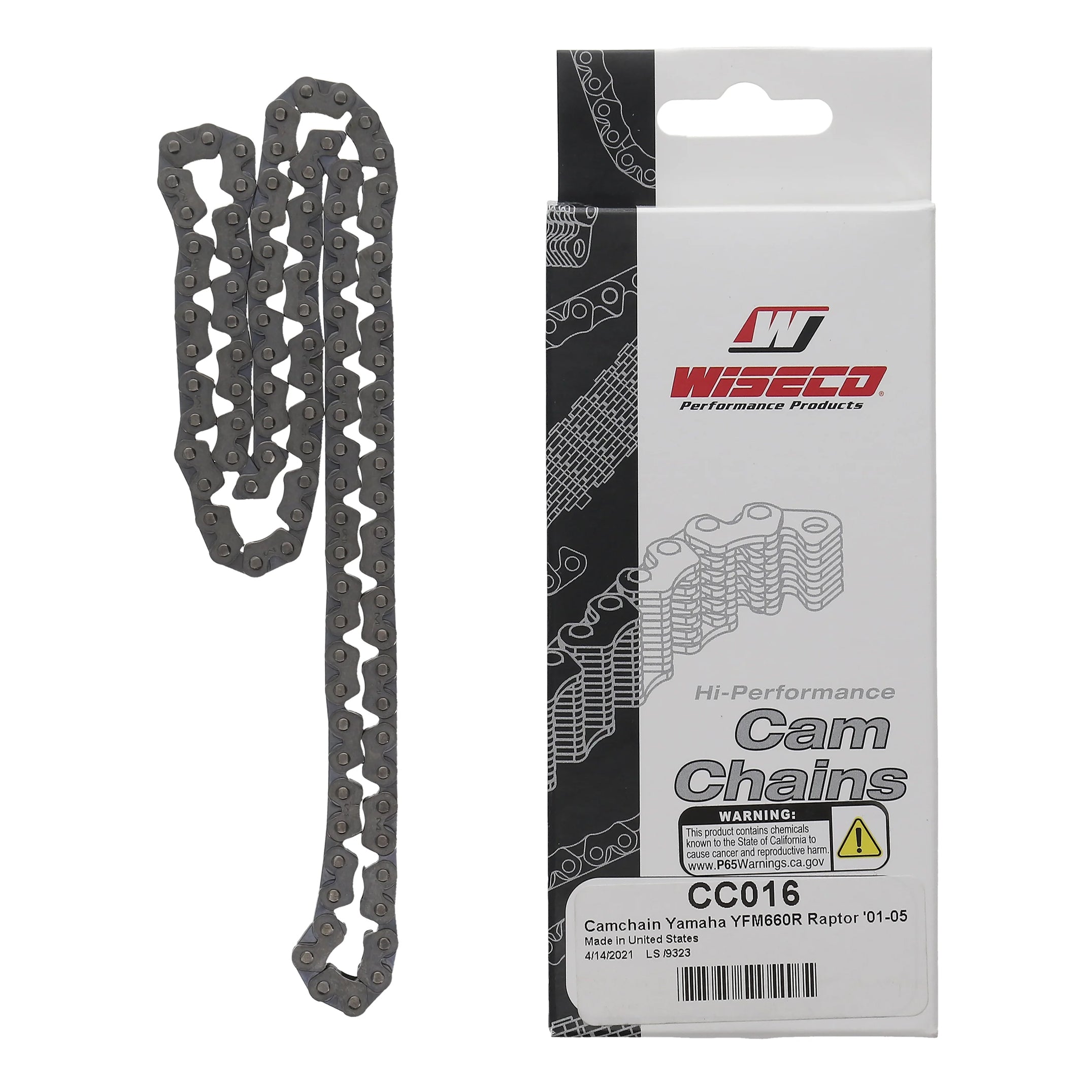 CAM CHAIN 82RH2015 126L RAPTOR 660 01-05, WISECO CC016, OLD No. 30-518.WI 94591-40126-00