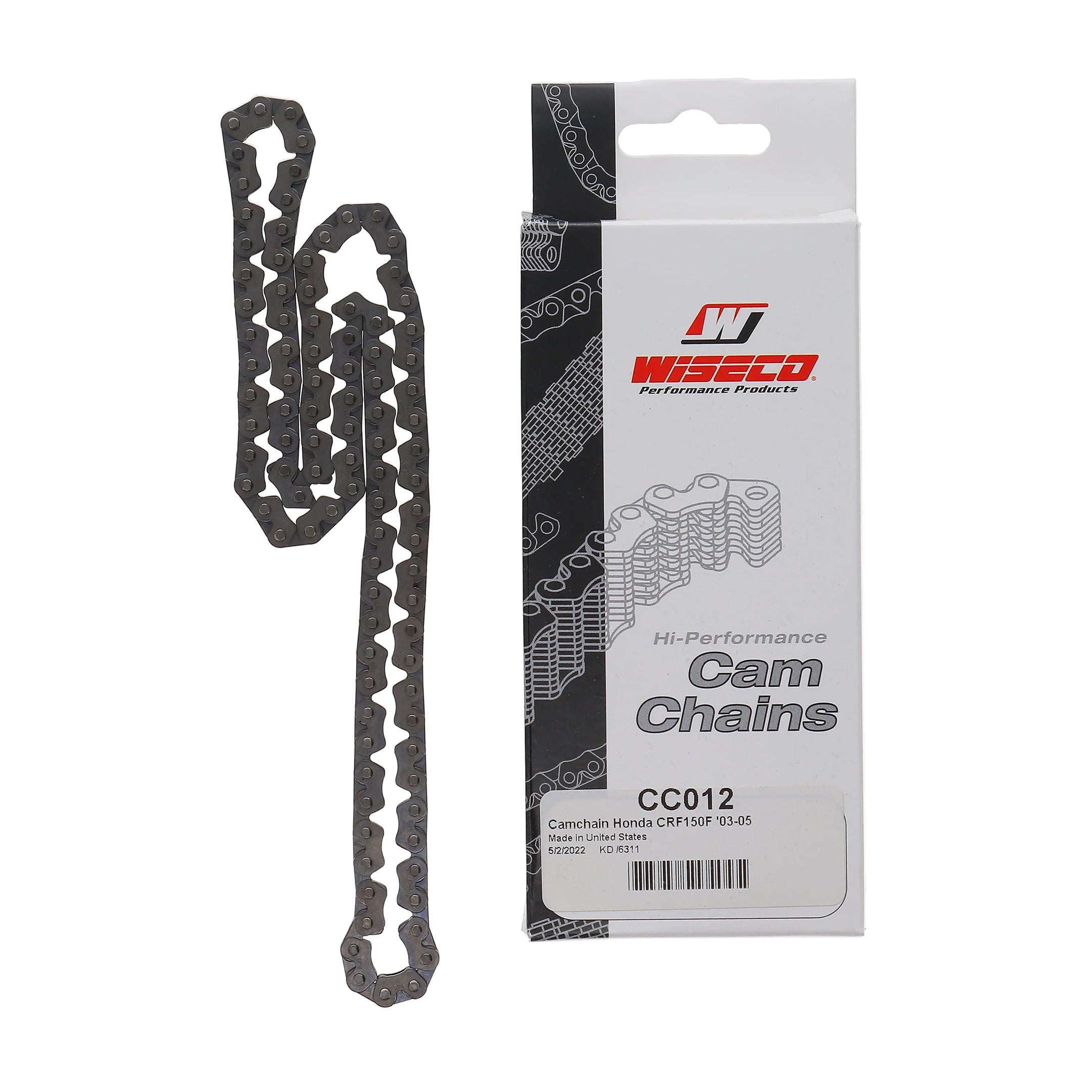 CAM CHAIN CRF150F 03-12 94L, WISECO CC012 14401-KVS-901