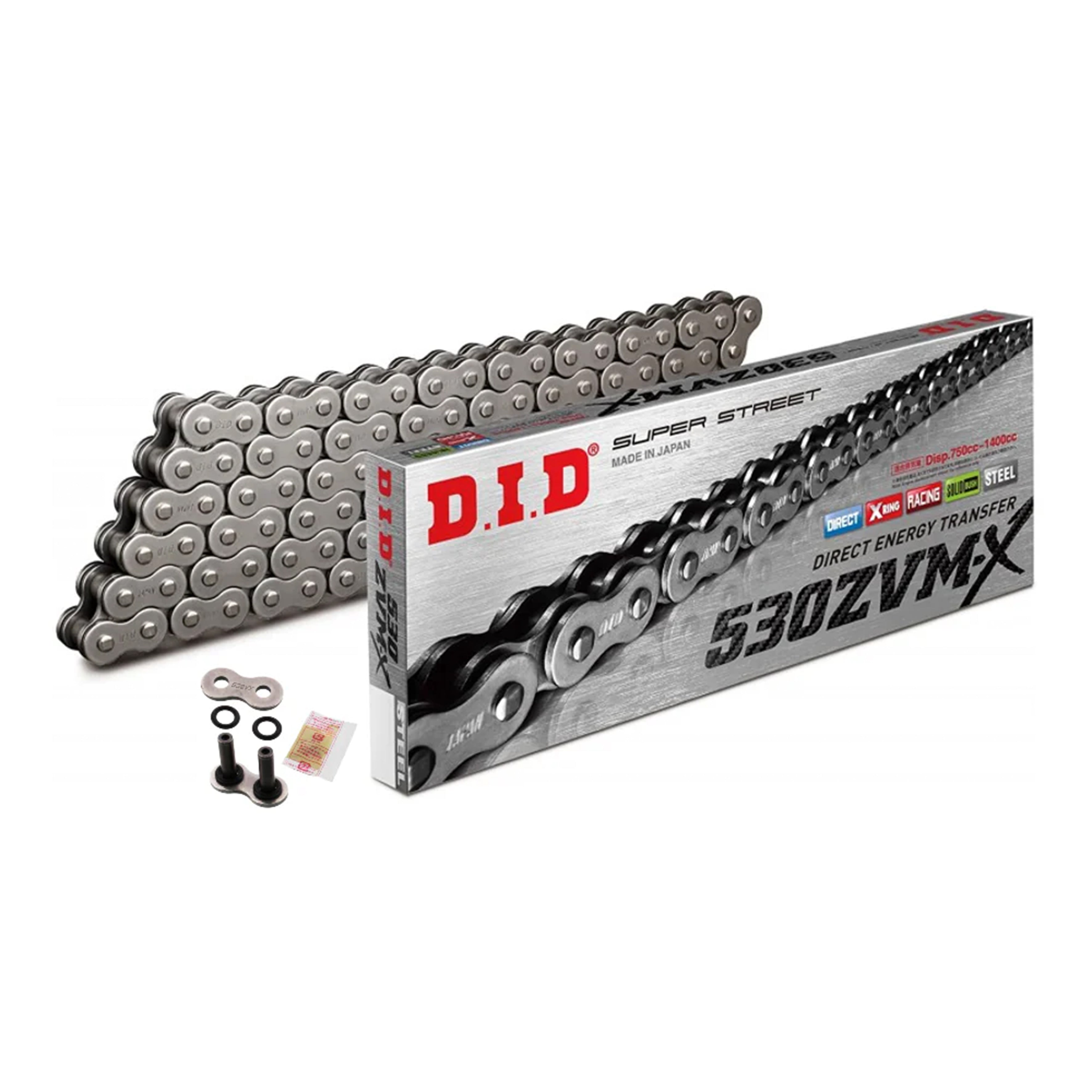 DID 530ZVM-X BLACK CHAIN 108L DID530ZVMX108