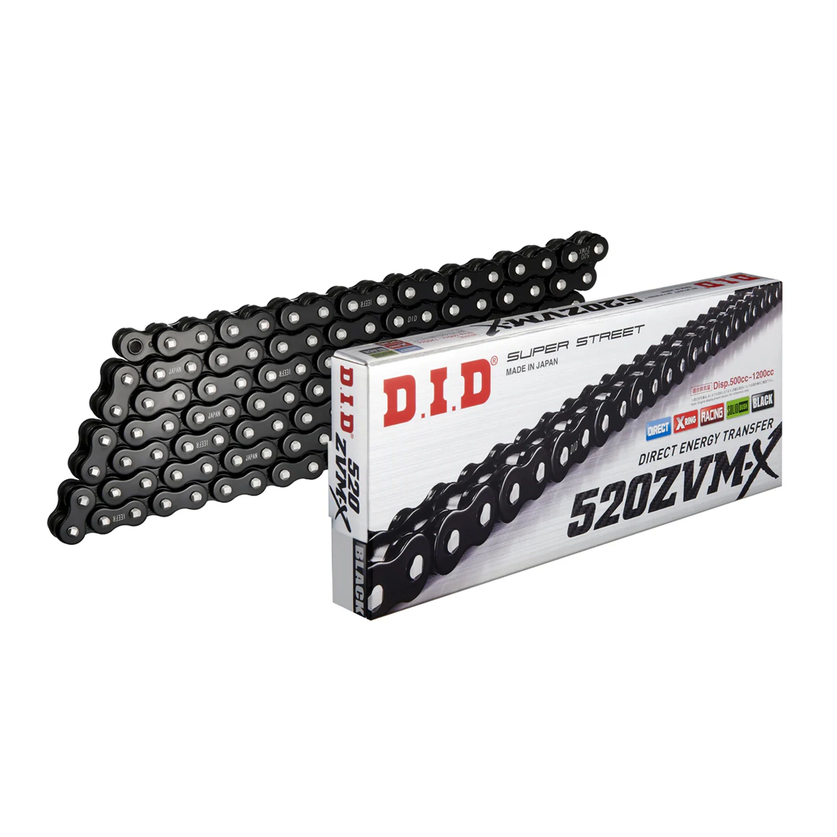 DID 520ZVM-X BLACK CHAIN 116L ZJ DID520ZVMX116