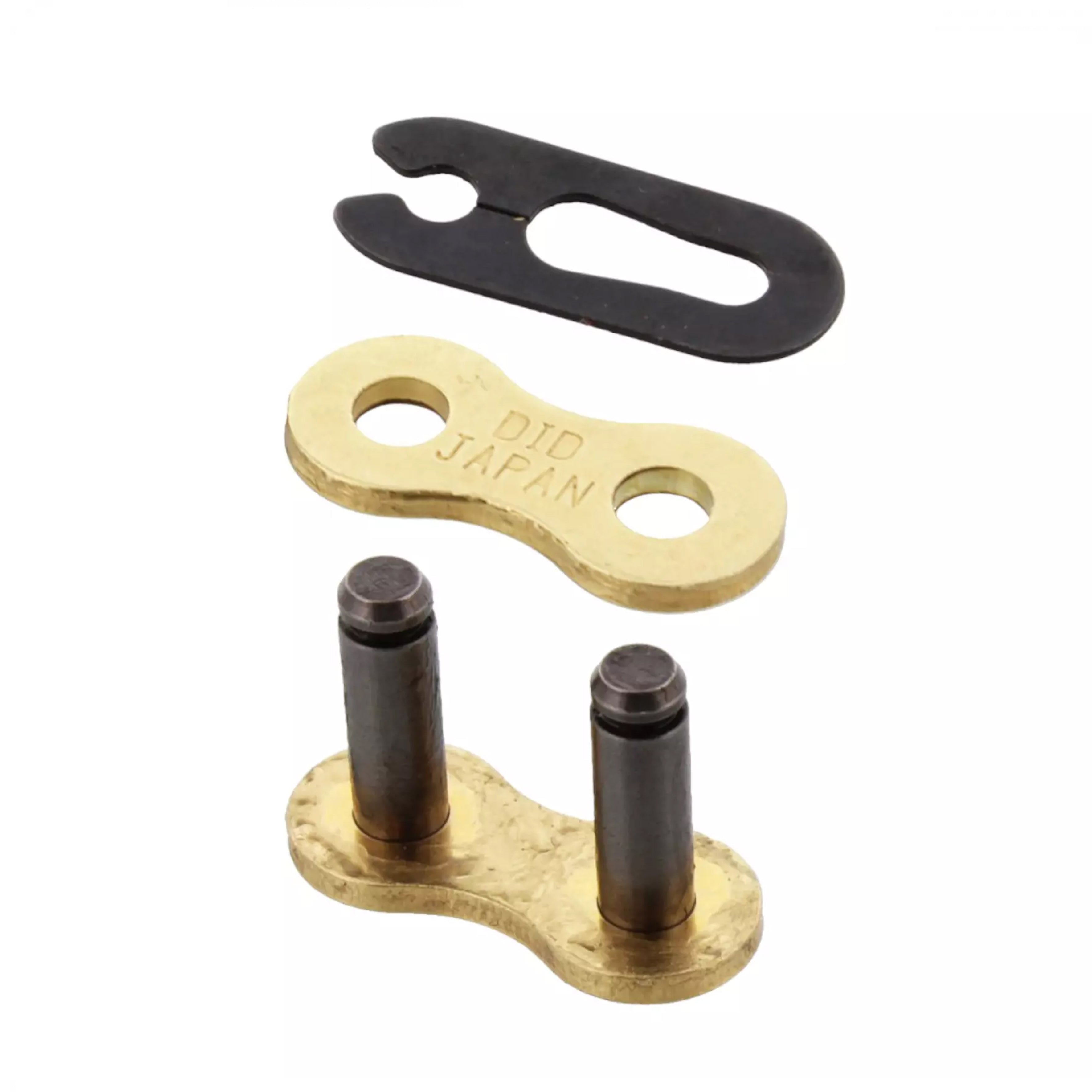 NLA, DID 520MX SPRING LINK G&B (FJ), DID-L-520MXGBFJ, GOLD&BLACK LINKS, FRICTION FIT PLATE FJ