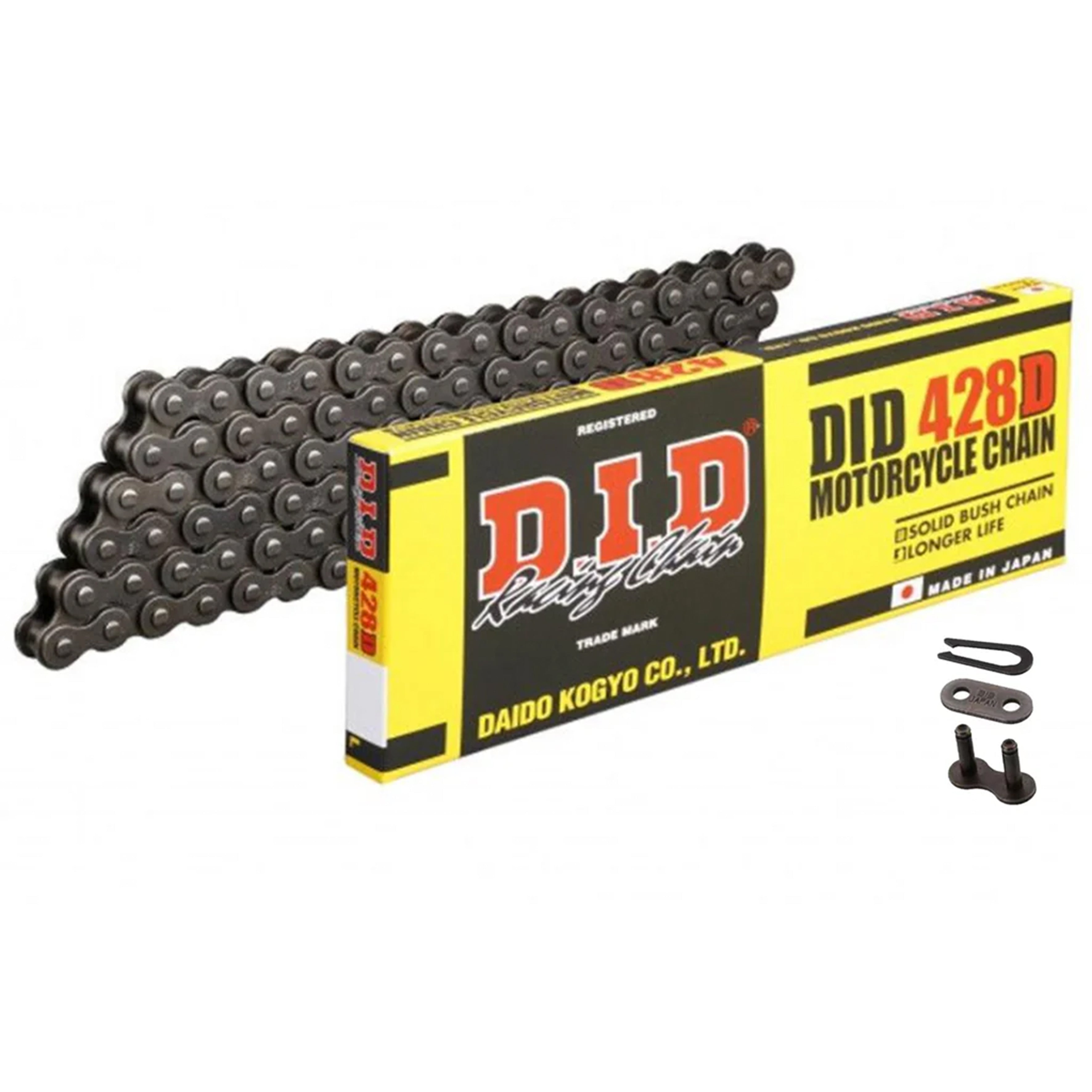DID 428D [RJ] CHAIN 110L BLACK, DID428D110, 3010350 DID428D110