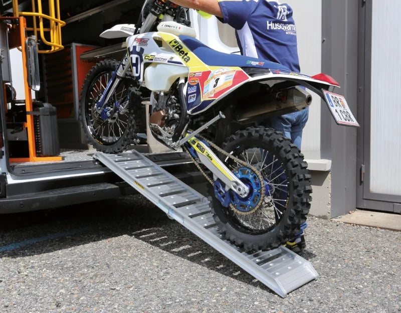Aluminum Ramp for Loading/Unloading Motorcycles 2220x280mm 350kg Capacity - Beta Tools 3057