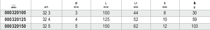 Centre Punch 3mm - Beta Tools 32 3