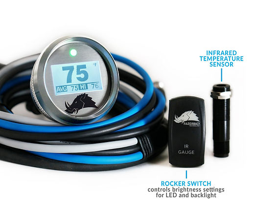 RAZORBACK 3.2 CVT BELT INFRARED TEMPERATURE GAUGE