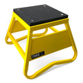 HEAVY DUTY STEEL BOX STAND MX, SMALL / 300mm HIGH MX STAND, YELLOW
