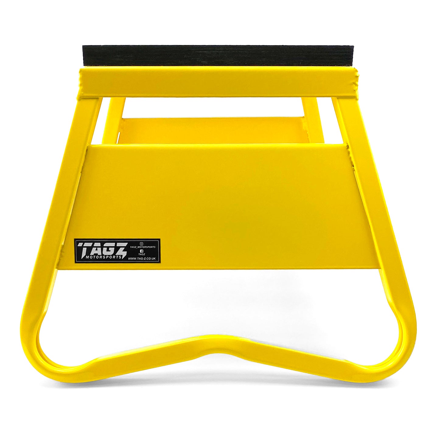 HEAVY DUTY STEEL BOX STAND MX, SMALL / 300mm HIGH MX STAND, YELLOW