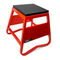 HEAVY DUTY STEEL BOX STAND MX, MEDIUM / 380mm HIGH MX STAND, RED
